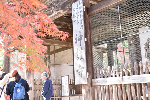 神護寺の入り口の門